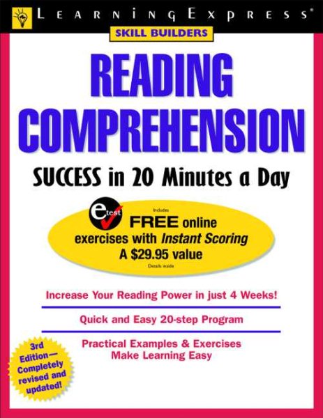 Reading Comprehension Success in 20 Minutes a Day (Skill Builders) cover