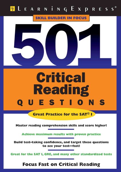 501 Critical Reading Questions (501 Series)