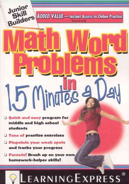 Math Word Problems in 15 Minutes a Day cover