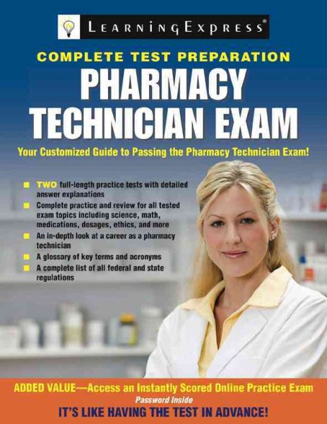 Pharmacy Technician Exam cover
