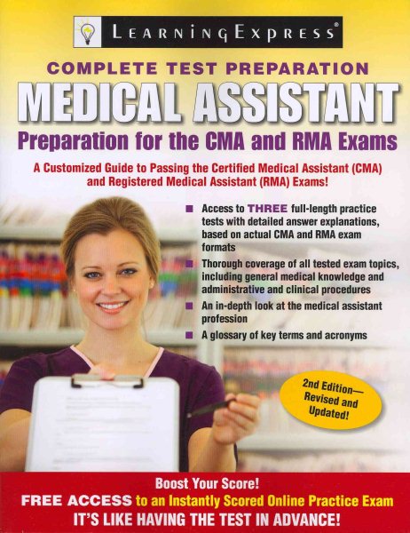Medical Assistant Exam: Preparation for the CMA and RMA Exams cover