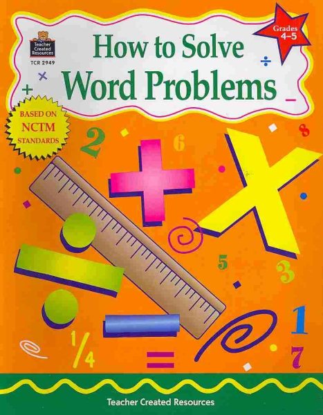 How to Solve Word Problems, Grades 4-5 cover