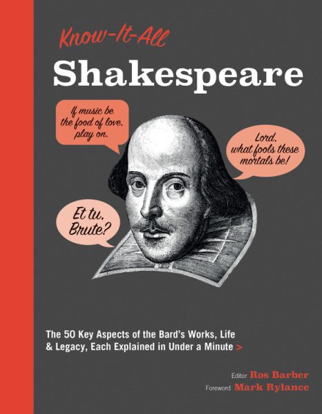 Know It All Shakespeare: 50 Key Aspects of the Bard's Works, Life & Legacy, Each Explained in Under a Minute (Know It All, 4) cover