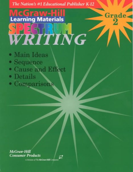 Writing: Grade 2 (McGraw-Hill Learning Materials Spectrum) cover