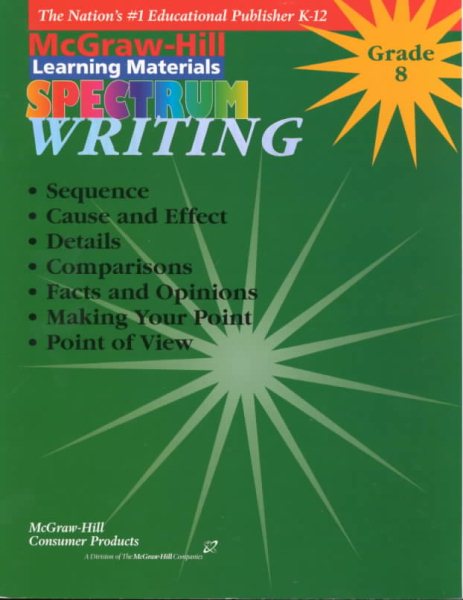 Spectrum Writing: Grade 8 cover
