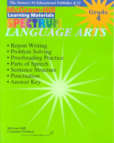 Language Arts Grade 4 (Spectrum) cover