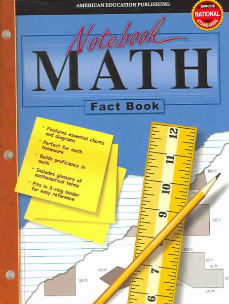 Notebook Reference Math Fact Book cover