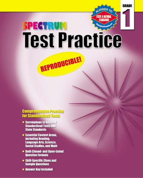 Spectrum Test Practice, Grade 1 cover