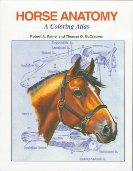 Horse Anatomy : A Coloring Atlas cover