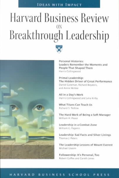 Harvard Business Review on Breakthrough Leadership cover
