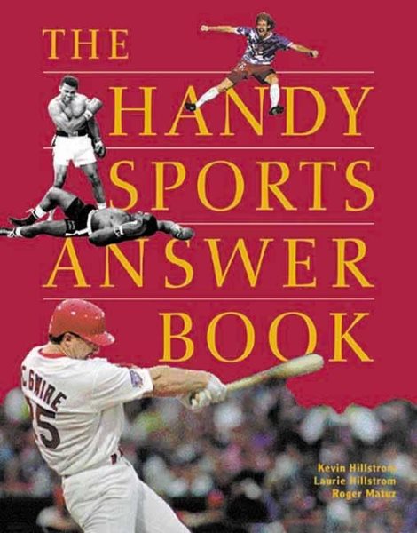 The Handy Sports Answer Book (The Handy Answer Book Series) cover