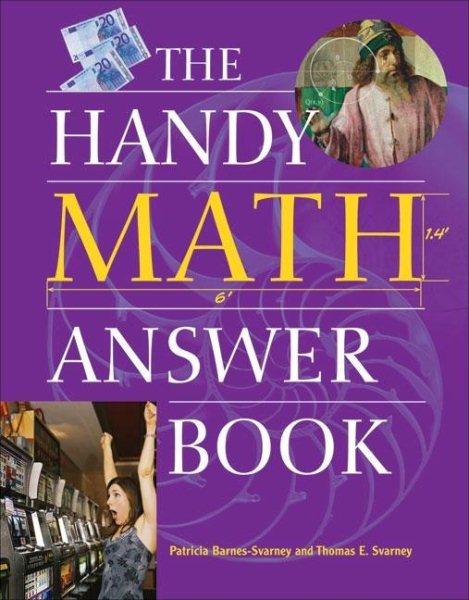 The Handy Math Answer Book cover