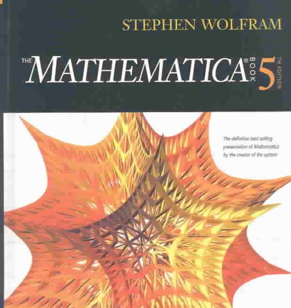 The Mathematica Book, Fifth Edition cover