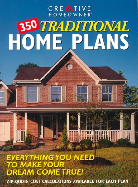 350 Traditional Home Plans cover