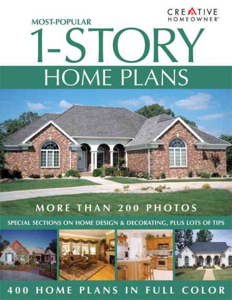 Most-Popular 1-Story Home Plans cover