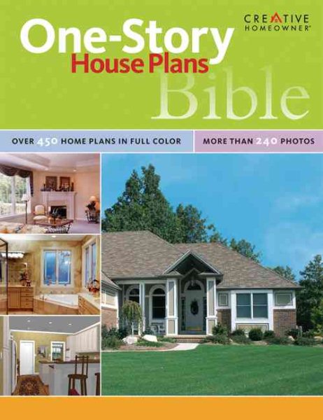 One-Story House Plans Bible (House Plan Bible) cover