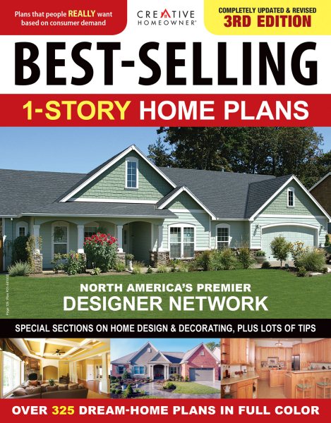 Best-Selling 1-Story Home Plans cover