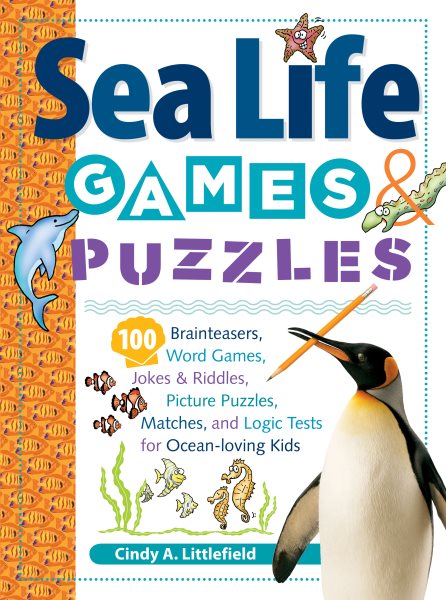 Sea Life Games & Puzzles (Storey's Games & Puzzles) cover