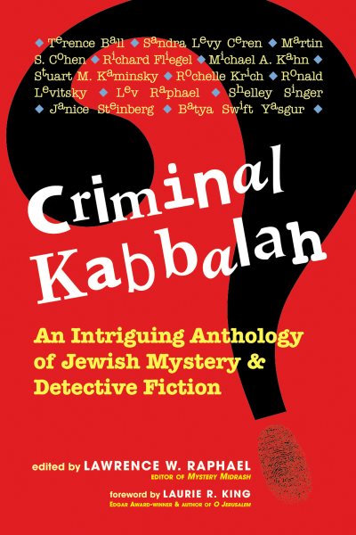 Criminal Kabbalah: An Intriguing Anthology of Jewish Mystery & Detective Fiction cover