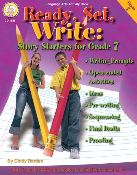 Ready, Set, Write: Story Starters for Grade 7 cover