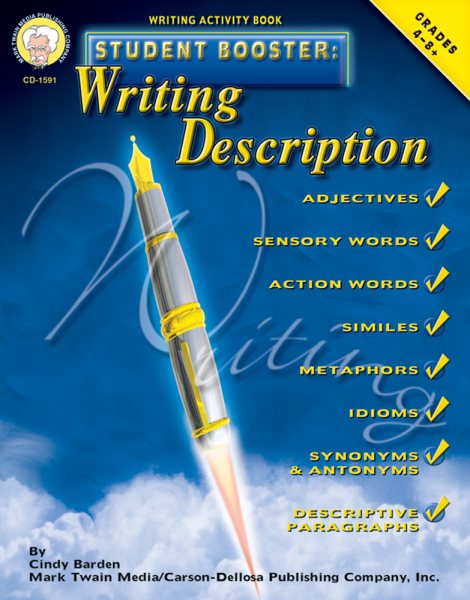 Student Booster: Writing Description, Grades 4 - 8 cover