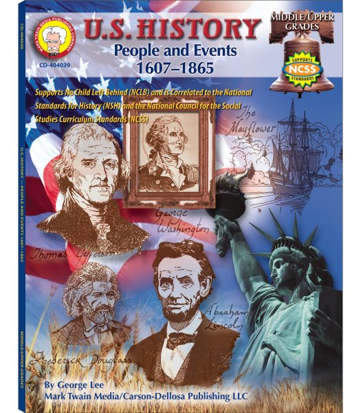 U.S. History, Grades 6 - 8: People and Events: 1607-1865 (American History Series) cover
