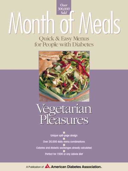 Month of Meals: Vegetarian Pleasures (Month of Meals Menu Planning) cover