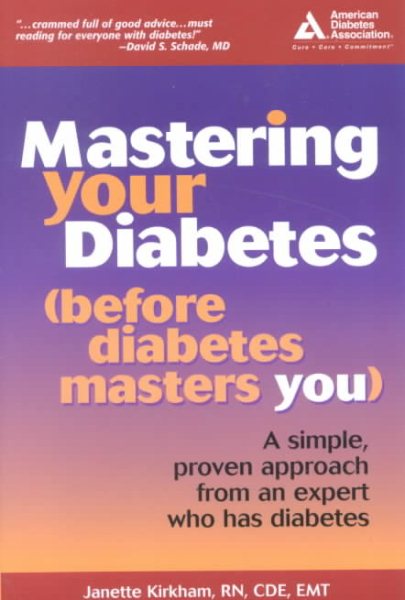 Mastering Your Diabetes : A Simple Plan for Taking Control of your Health cover