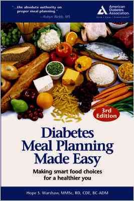 Diabetes Meal Planning Made Easy, 3rd Edition cover