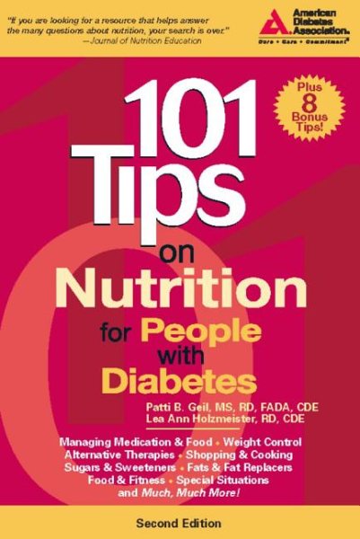 101 Tips on Nutrition for People with Diabetes (101 Tips Series) cover