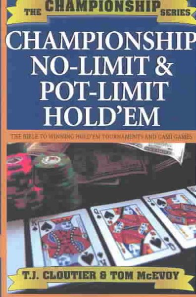 Championship No Limit & Pot Limit Hold 'Em (Championship Series) cover