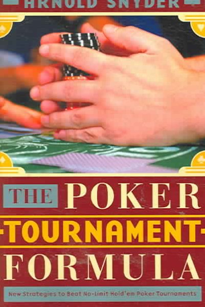The Poker Tournament Formula cover