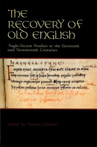The Recovery of Old English (Richard Rawlinson Center) cover