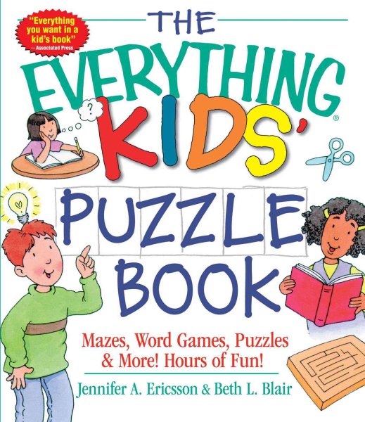 The Everything Kids' Puzzle Book: Mazes, Word Games, Puzzles & More! Hours of Fun! cover