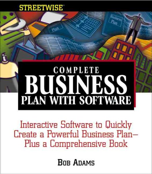 Streetwise Complete Business Plan With Software (Adams Streetwise Series) cover