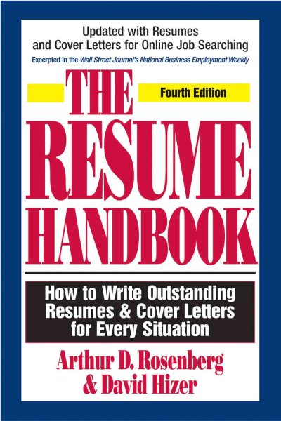 Resume Handbook 4th Edition cover