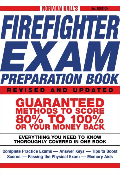 Norman Hall's Firefighter Exam Preparation Book cover