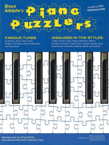 Bruce Adolphe - Piano Puzzlers: As Heard on APM's "Performance Today" cover