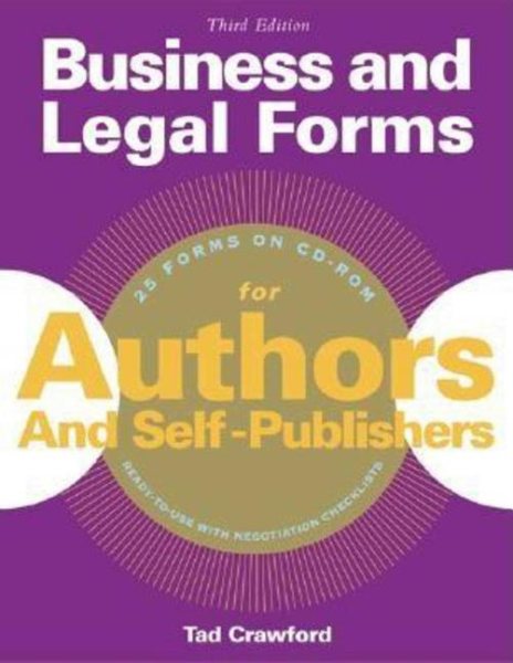Business and Legal Forms for Authors and Self Publishers (Business and Legal Forms Series) cover