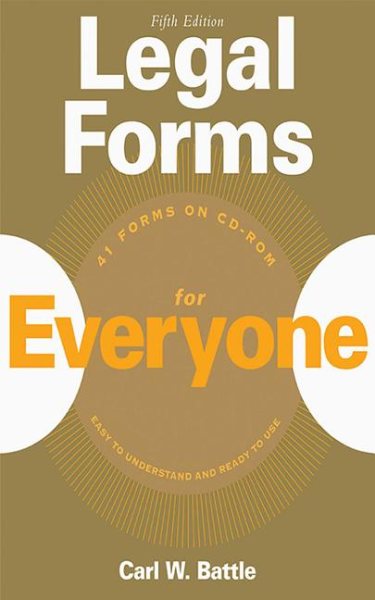 Legal Forms for Everyone cover