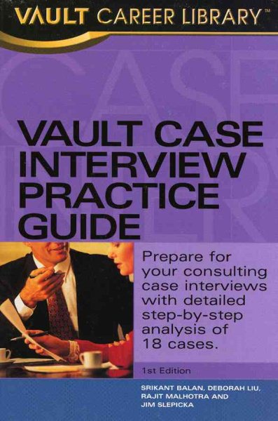 Vault Case Interview Practice Guide cover