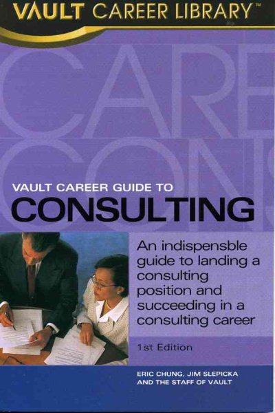Vault Career Guide to Consulting cover
