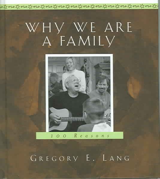 Why We Are a Family cover