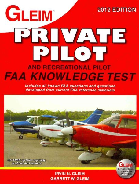 Private Pilot and Recreational Pilot FAA Knowledge Test: For the FAA Computer-base Pilot Knowledge Test cover