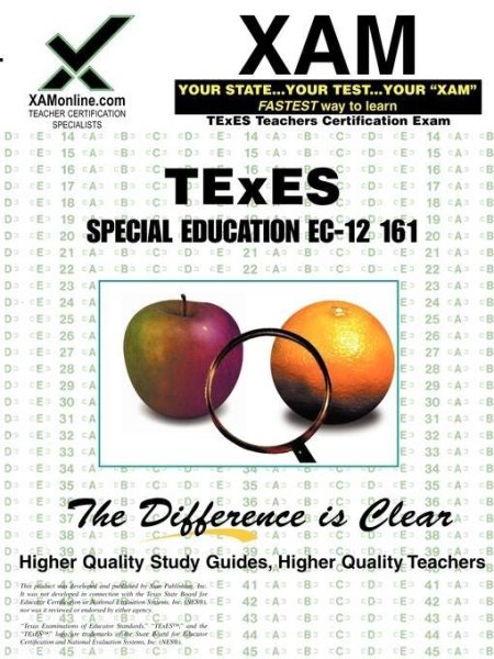 TExES Special Education EC-12 161 cover