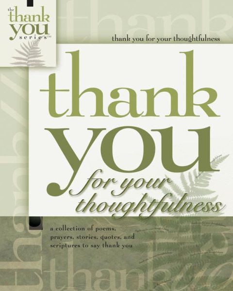 Thank You for Thoughtfulness (Gift Book) cover