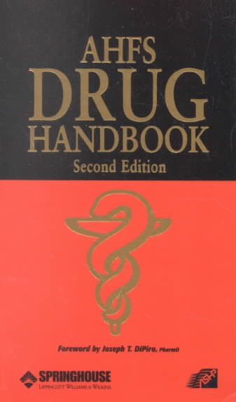 AHFS Drug Handbook cover