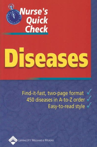 Nurse's Quick Check: Diseases cover