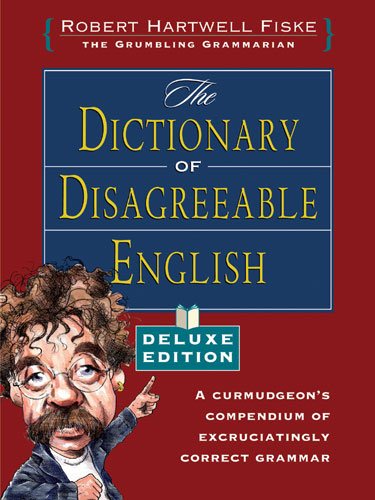 Dictionary of Disagreeable English, Deluxe Edition cover