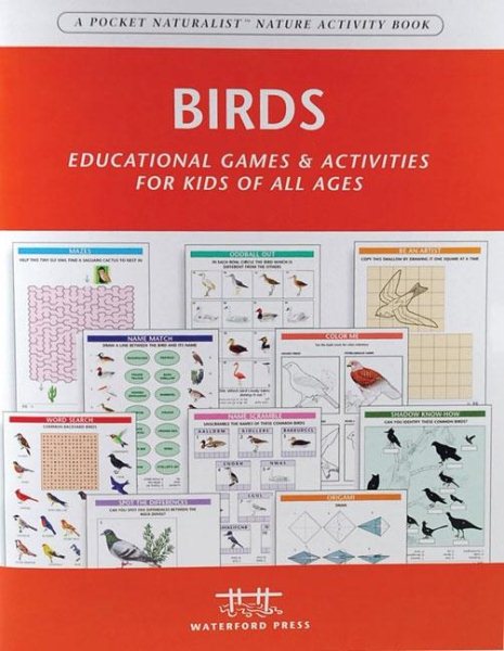 Birds Nature Activity Book: Educational Games & Activities for Kids of All Ages (Nature Activity Books - Waterford Press) cover